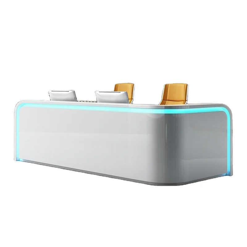 

QTZ03 Fashion Clothing Store Supermarket Front Desk Reception Cash Counter Modern designs Office Front Counter reception desk