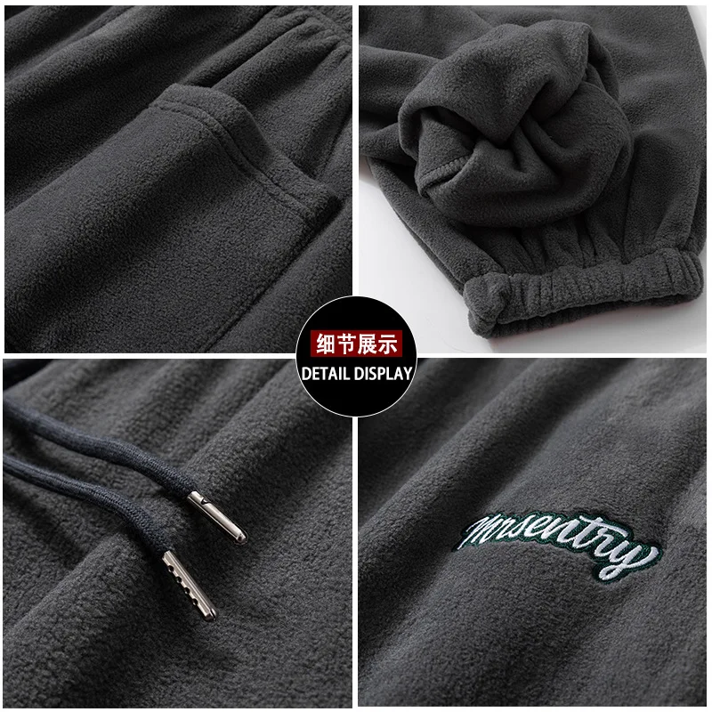 남녀공용 폴라 플리스 스웨터 셔츠, 스탠드업 칼라, 하프 체인 스웨터 재킷, 스트리트웨어, 루즈 코트, 가을, 겨울, 430Gsm