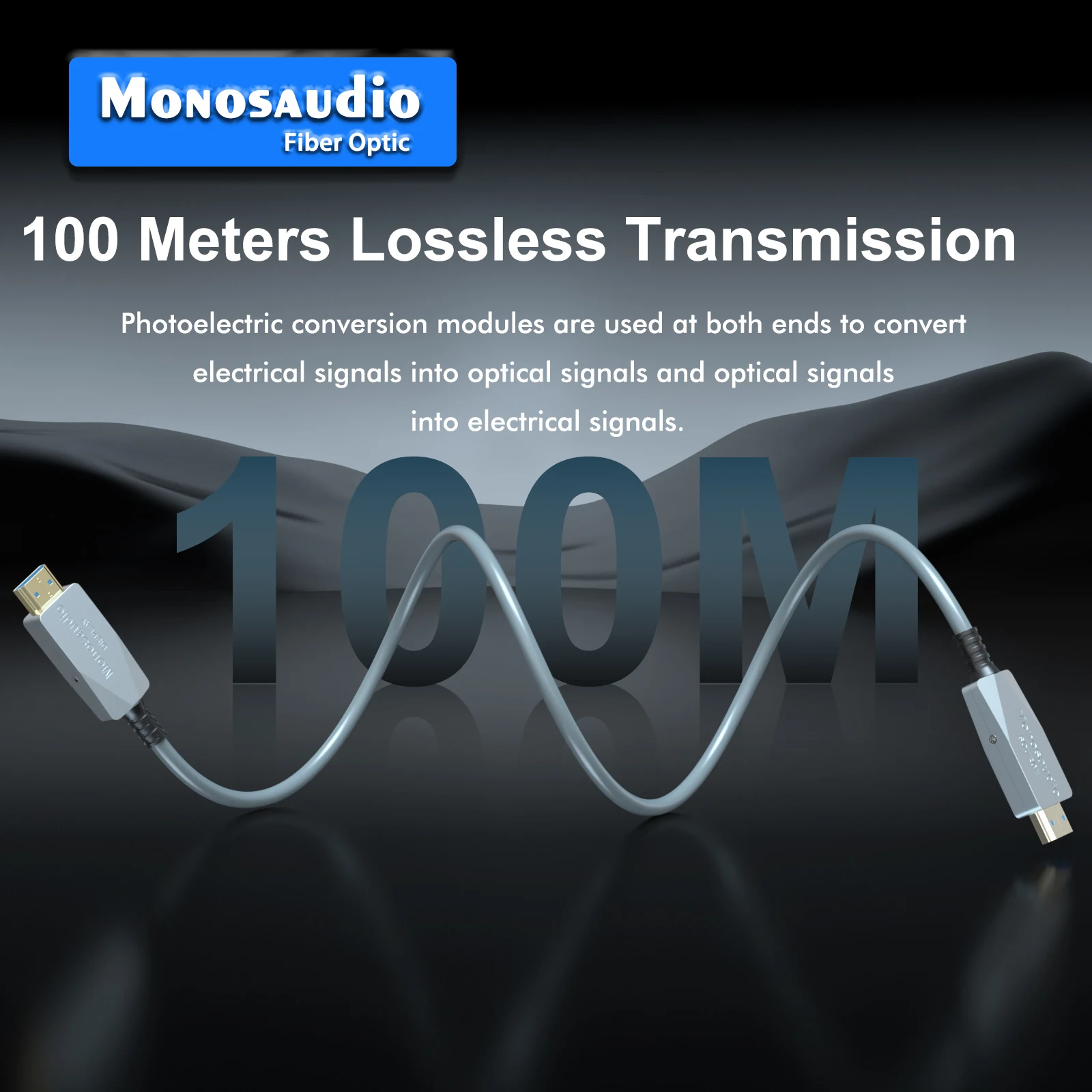 Monosaudio HD8 HDMI Cable 16K60Hz Ultra High Speed 96Gbps Cable for Laptop TV Box PS5 Dolby Vision HDCP2.3 8K240Hz HDMI2.1