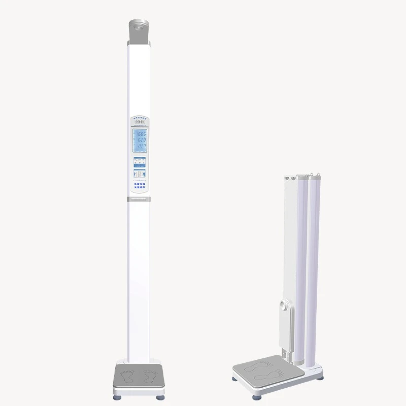 

Ultrasonic height and weight measuring instrument, physical examination machine, folding voice height scale