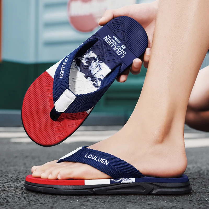 Large Size Men's Fashion Sandals Summer Casual Lightweight Soft Thick Sole Daily Footwear Men's Women's Slippers