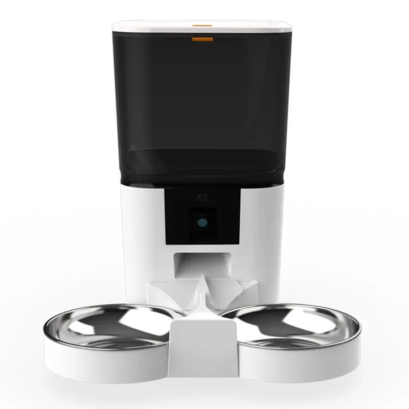 Pet automatic feeder intelligent visual high definition wide angle video feeder cat dog large capacity feeder