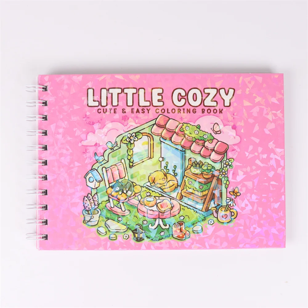 

Little Corner: Coloring Book for Adults and Teens, Super Cute Designs of Cozy, Hygge Spaces for Relaxation