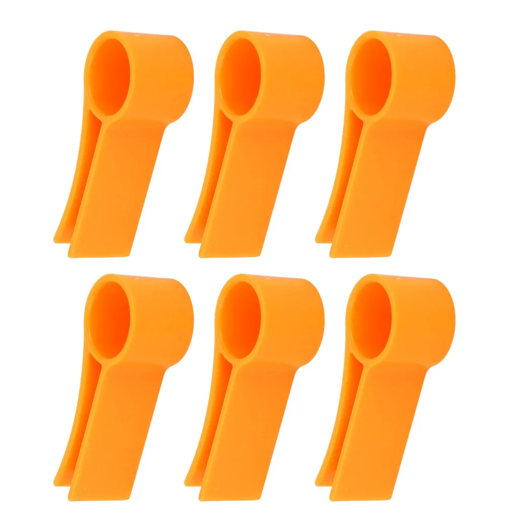 6Pcs Yellow Network Cable Straightener 6.5*2.3cm ABS Twisted Pair Cable Separator Telephone Cable Untwisting Tool