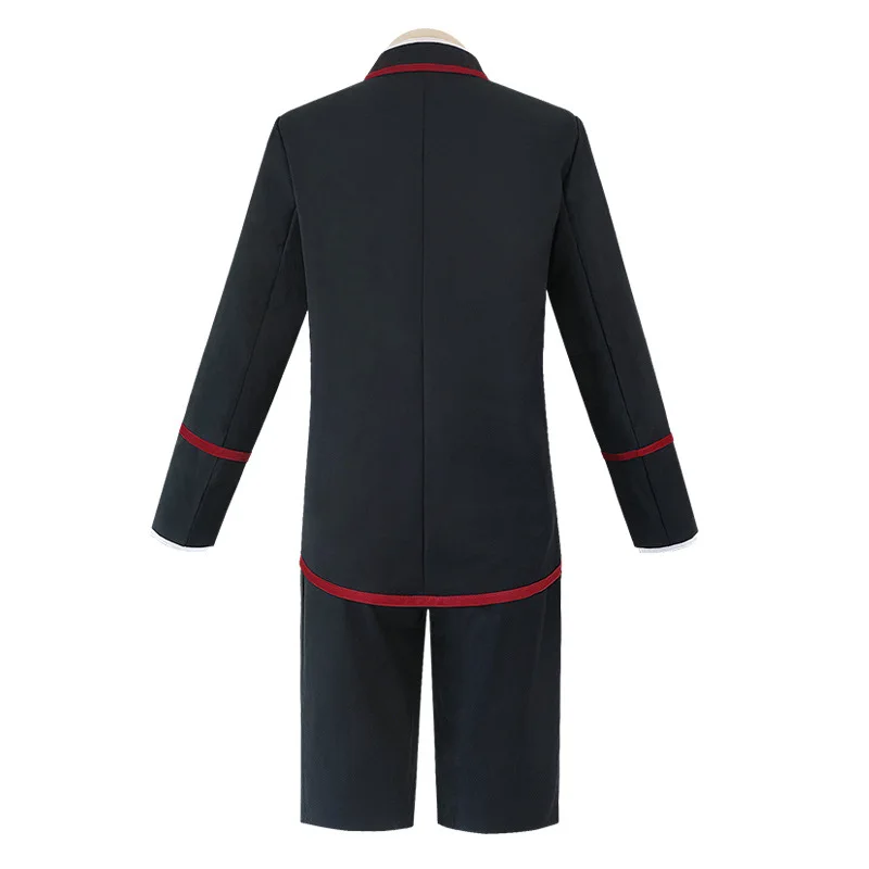 The Umbrella Academy Cosplay School Uniform Men Women Full Set Halloween Carnival Outfit Adult Cos Costume Black Jacket Shirt Ti - view 6