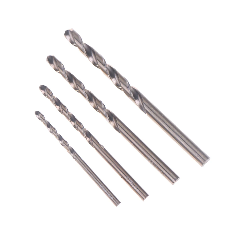 고품질 3/4/5/6mm M35 코발트 코팅 트위스트 드릴 비트 목재 금속 구멍 커터 스테인레스 스틸 목재 금속 드릴링