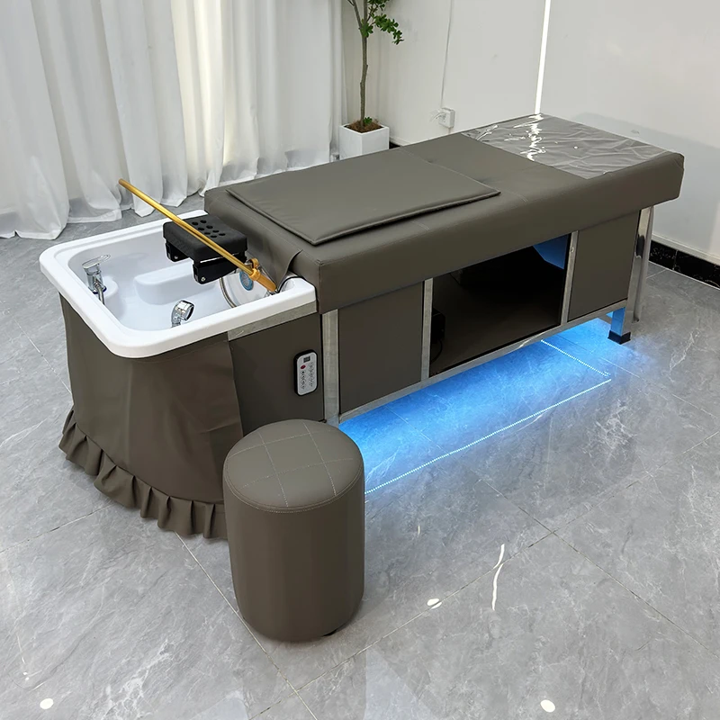 

Massage Hair Shampoo And Massage Beds With Led Light Can Be Used On The Dual-purpose Head Therapy Bed