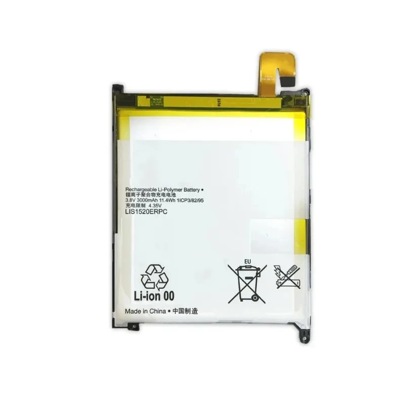 New High Quality for Sony LIS1520ERPC Replaceable Battery for Sony Xperia Z Ultra XL39 XL39H C6802 C6806 C6833 3000mAh Batteries