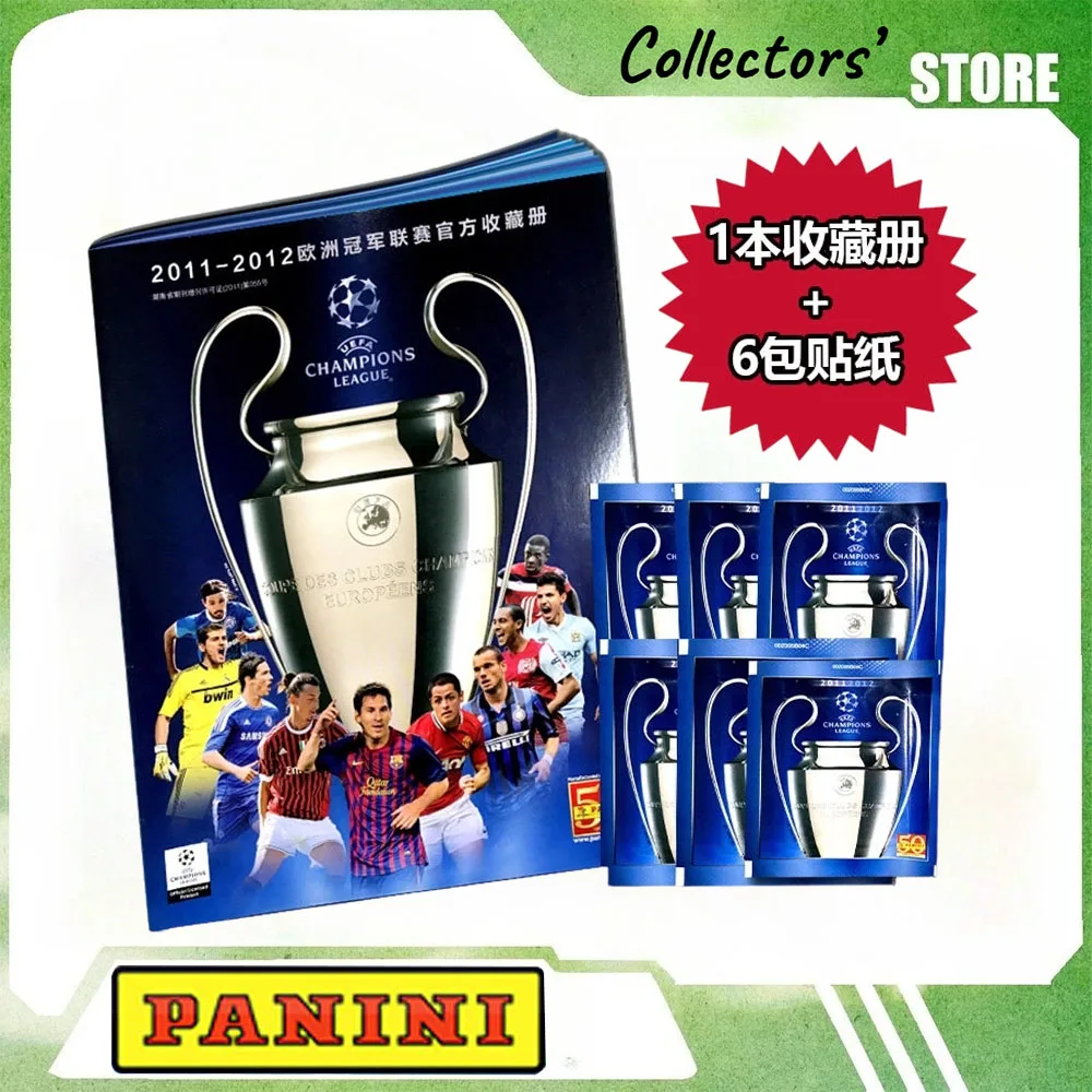 2011-12 PANINI European Football Athlete Collector Stickers Vintage Genuine Unopened Limited Foil Adhesive Youth Hobby Present