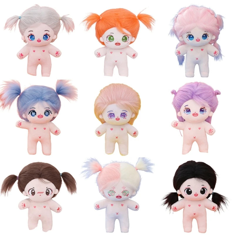 Multi-type Can Choose Girls Plush for Kid Appease Cartoon Girls Stuffed Toy