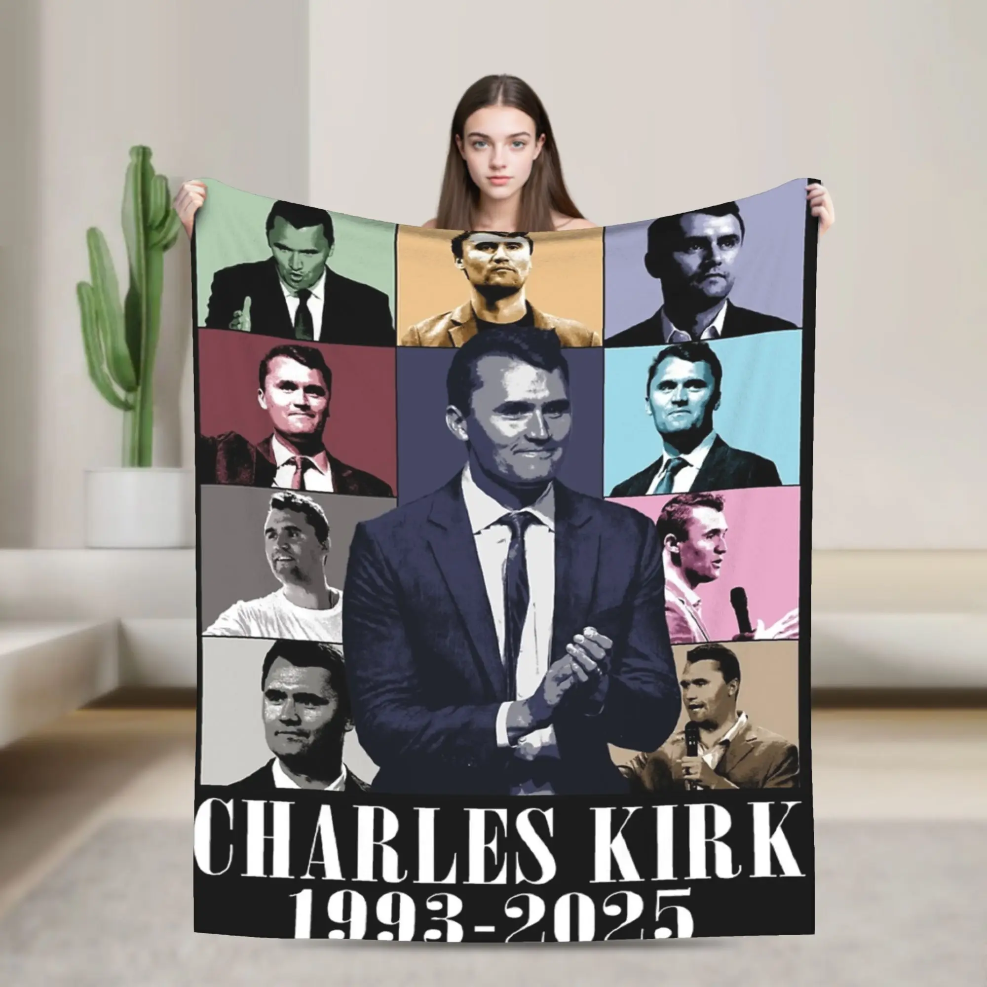 

Одеяло Freedom Charlie Kirk, несколько размеров, уютные и легкие пледы для дивана, дивана и кровати
