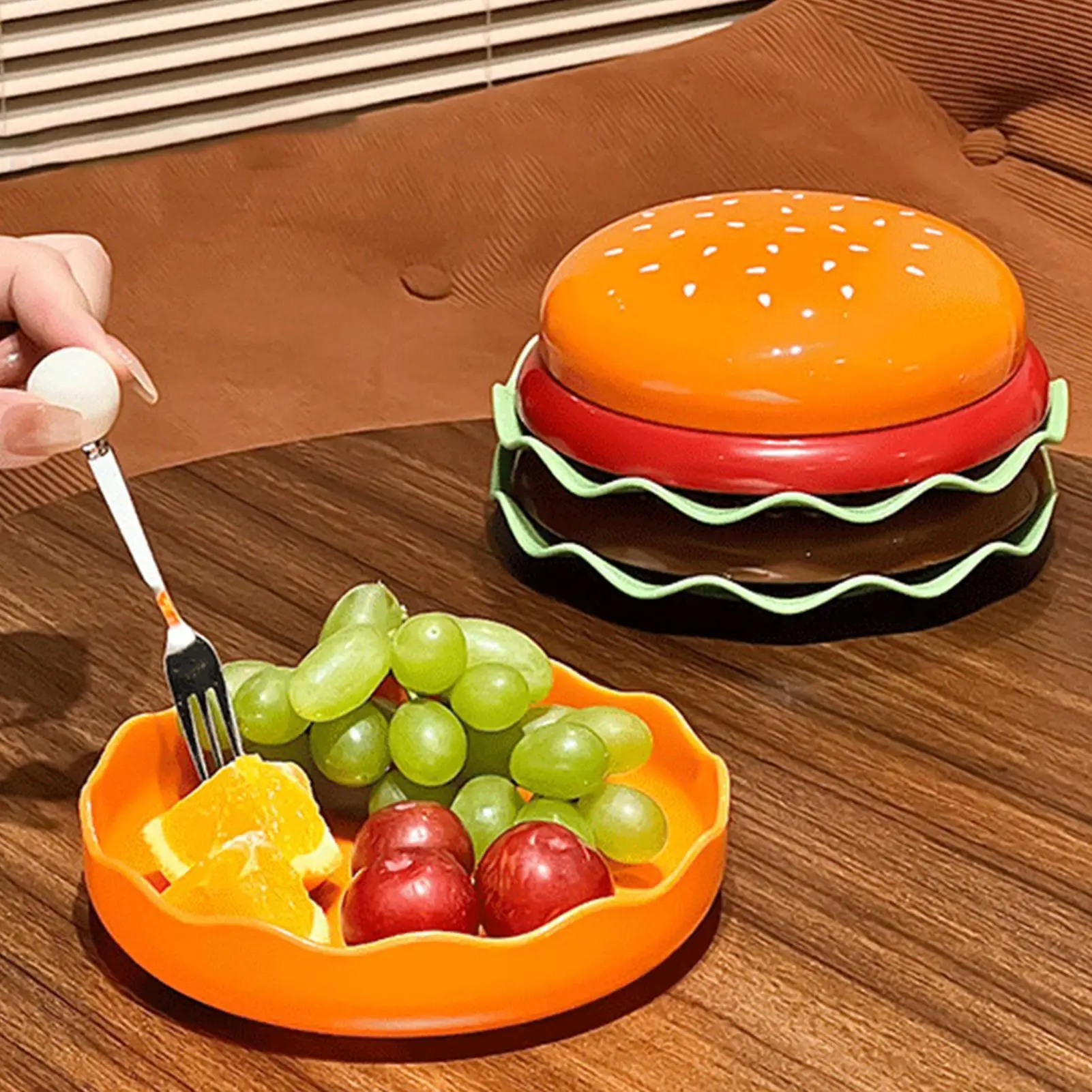 Dishes Set Burger Mini Dinner Plate Serving Sauce Appetizer Dish Tableware Dinnerware For BBQ Condiment Dining Home Adults Kids