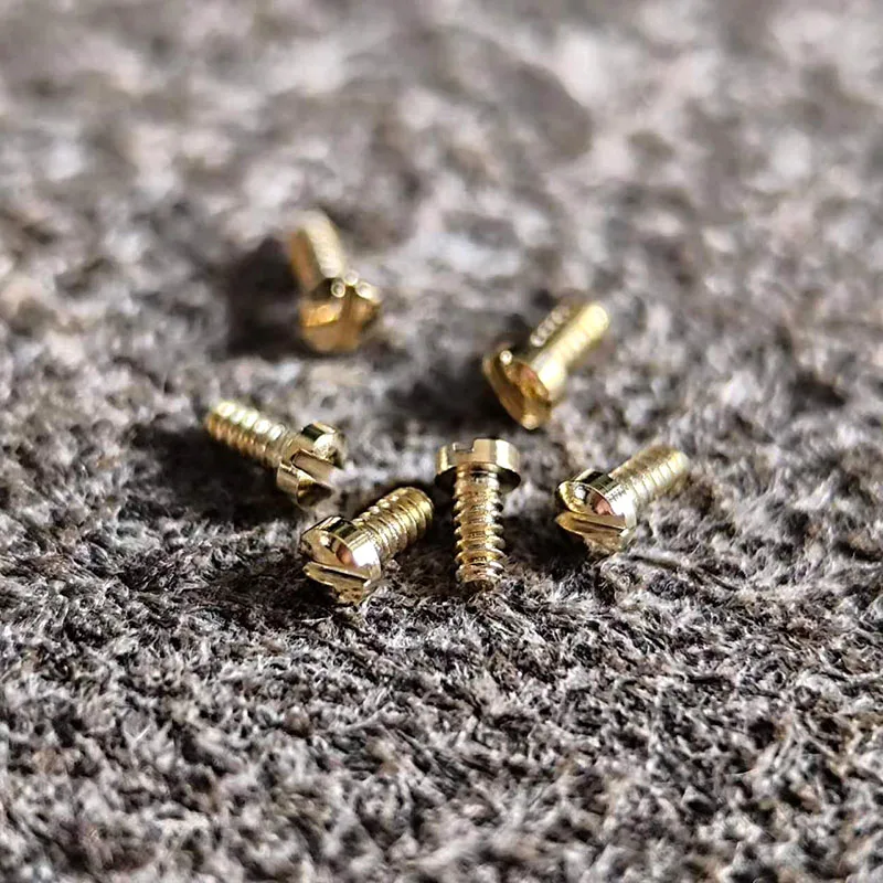 6PCS mechanical watch accessories bottom cover screws 4708 for Longines watch bottom cover screws L4 bottom cover screws