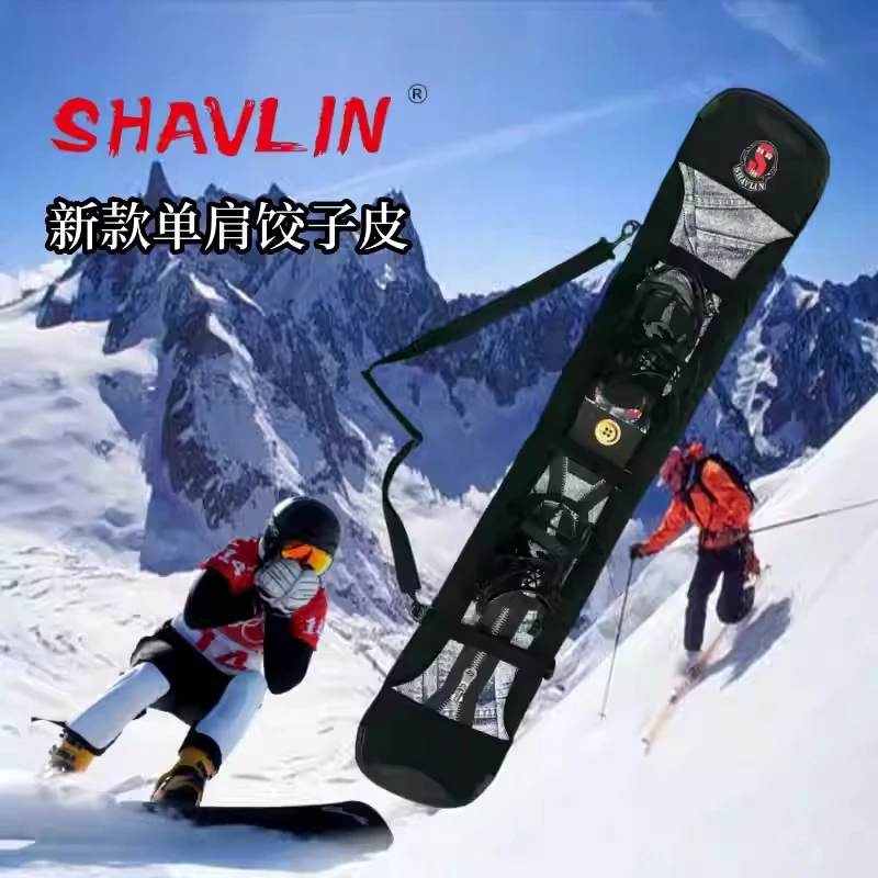 Picture 4: 140-165cm Ski Board Pack Snowboard Cover with Adjustable Shoulder Strap Bag SBR Waterproof Snowboard Blade Protective Cover