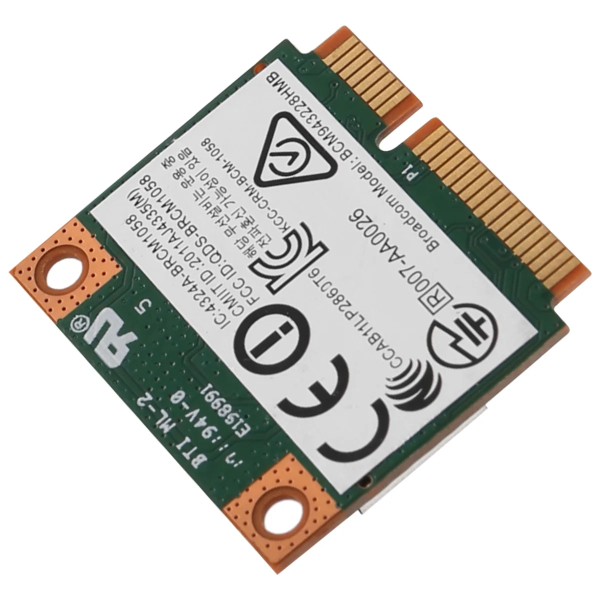 بطاقة RISE ثنائية النطاق 2.4+5G 300M 802.11A/B/G/N Wifi Bluetooth 4.0 لاسلكية نصف بطاقة Pci-E صغيرة لـ Hp Bcm 943228 Hmb Sps 718451 -001