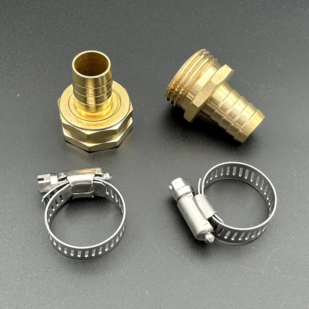6-teiliges US-Standard Gartenschlauch-Reparaturset, 5-Punkt-Verbinder, Männlicher und Weiblicher Gartenverbinder, Schlauch-Reparaturkit, Schlauchadapter Drehbar – Detail 4