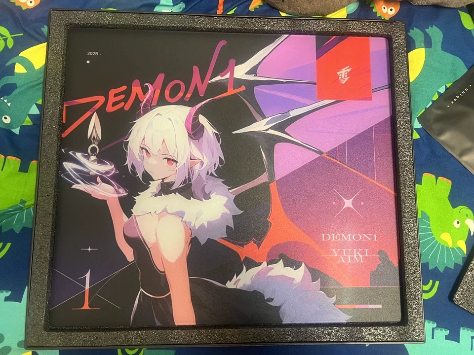 PANPAD Yuki Aim x Demon1 e-sports FPS 強化ガラス製マウスパッド 4.0