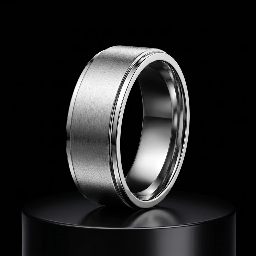 Minimalist 100% Titanium Ring 4mm 6mm 8mm Wide Band Matte Finish Couple Ring Men Women Jewelry