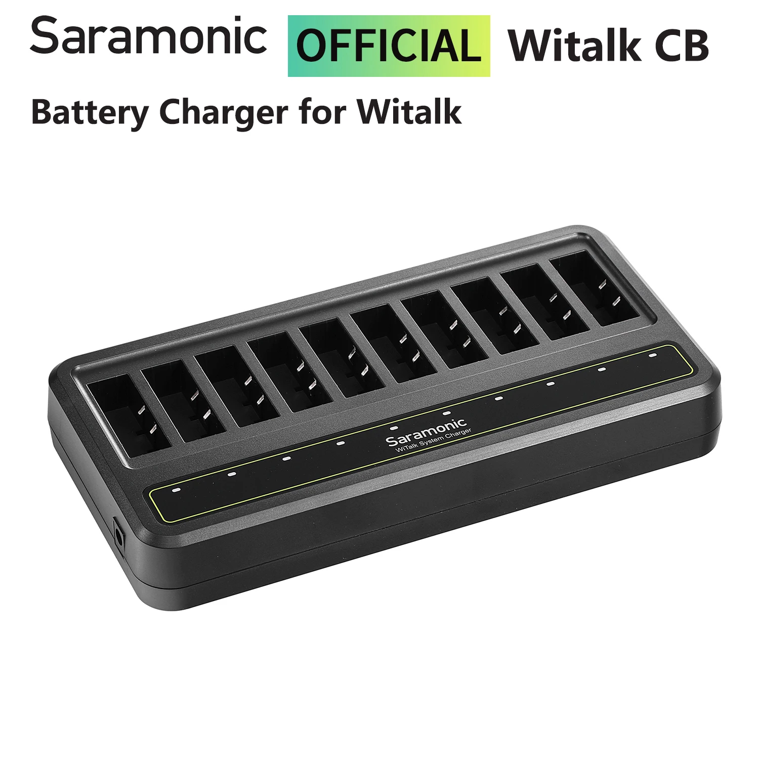 

Saramonic WiTalk-CB 10-Bay Charger for WiTalk Intercom Headsets & Hub WiTalk-BP Li-ion Batteries