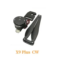 Hobbywing X9 Plus Black 14S FOC Integrated Motor Power System with 36inch 36190 Propeller for 40mm Agricultural