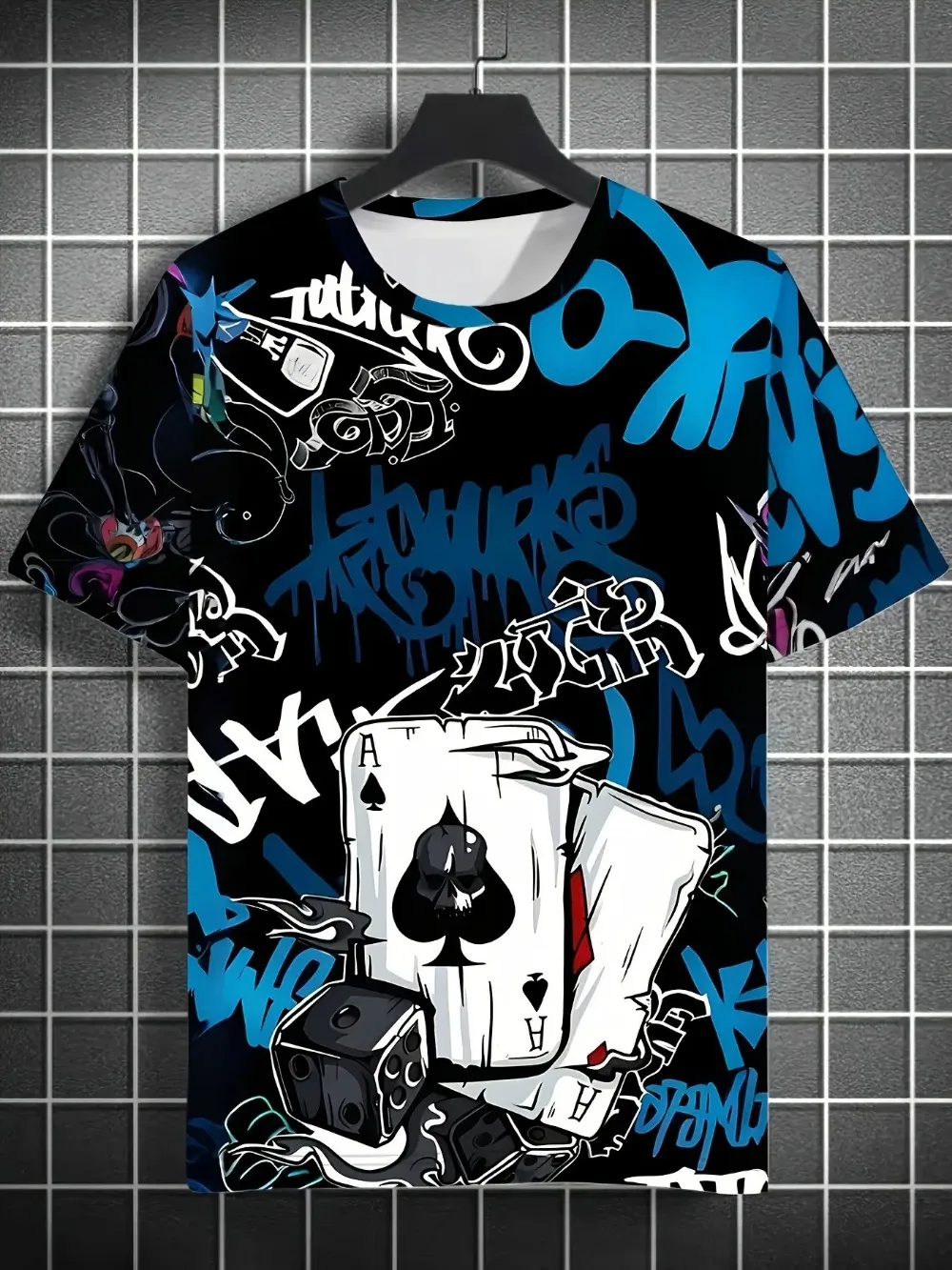 camiseta-masculina-de-manga-curta-com-gola-redonda-estampa-3d-de-graffiti-urbano-carta-de-poquer-e-dados-estilo-hip-hop-sombrio-respiravel-casual-streetwear