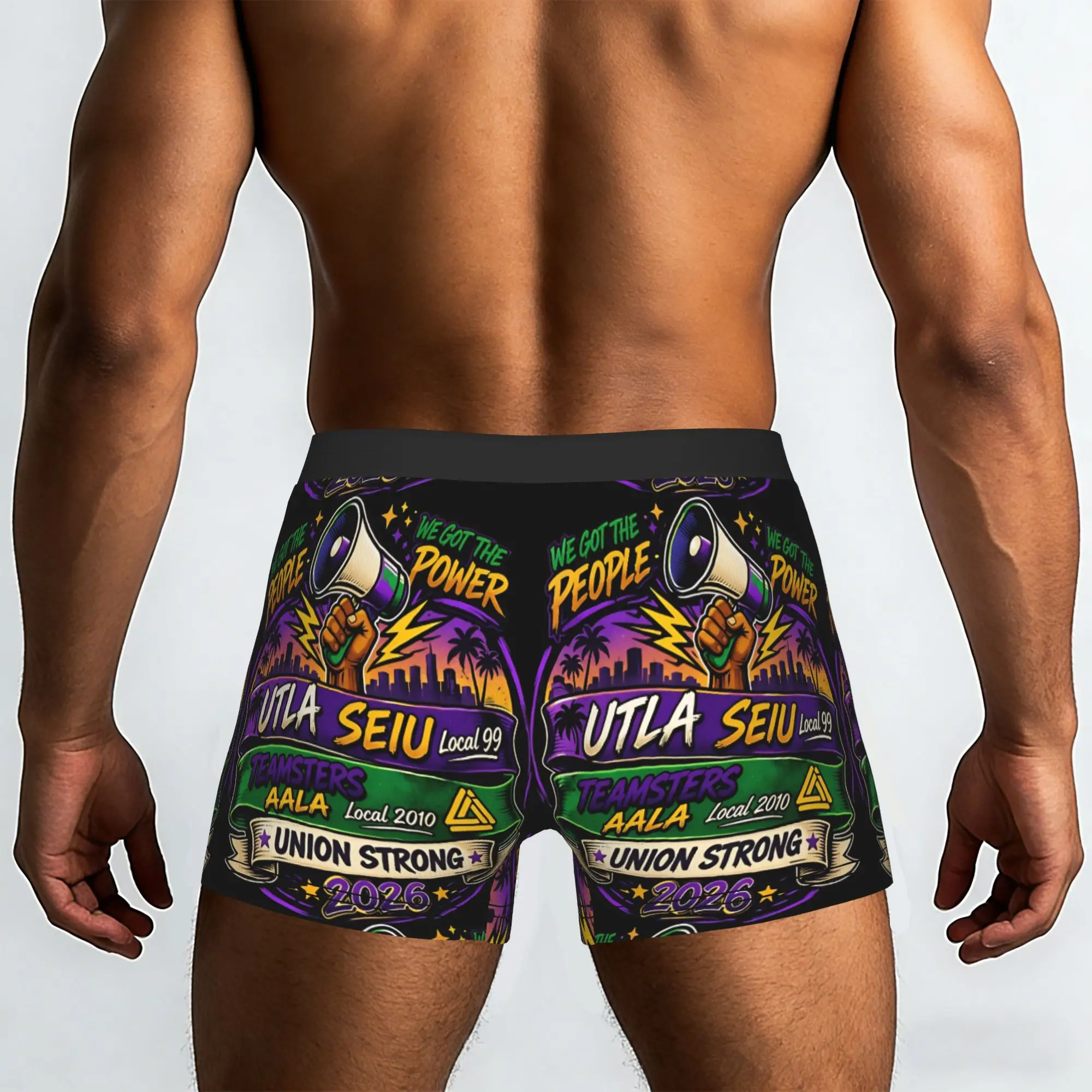 Labor Movement Utla Seiu Aala Labor Movement Underpants Homme Panties Men's Underwear Ventilate Shorts Boxer Briefs