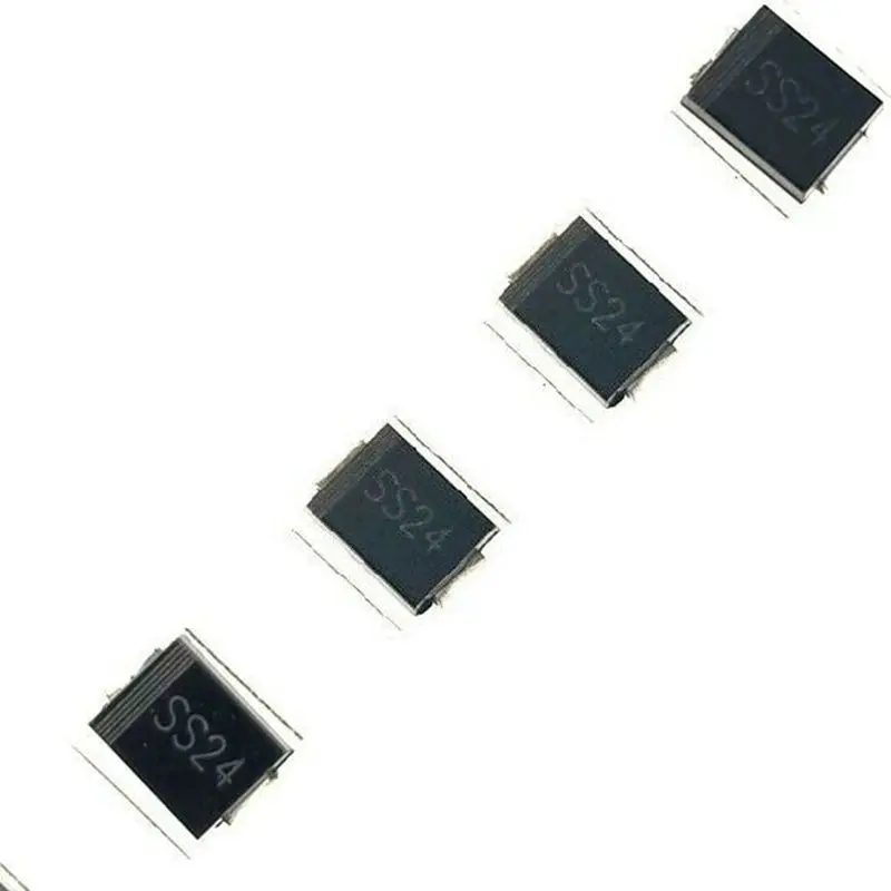 20pcs SS24 SR240 2A 40V SMB DO-214AA SMD Chip Schottky Diode