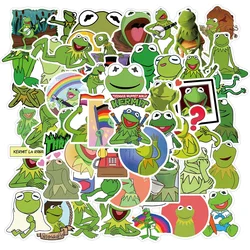 50PCS Cute Cartoon Personality Kermit The Frog Decorative Graffiti Waterproof Sticker Notebook Refrigerator Water Cup