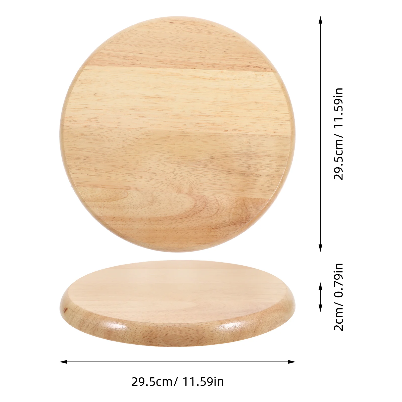 Solid Wood Round Stool Surface Accessories Bar Replacement Seat Rounds Kit Wooden Top Chairs