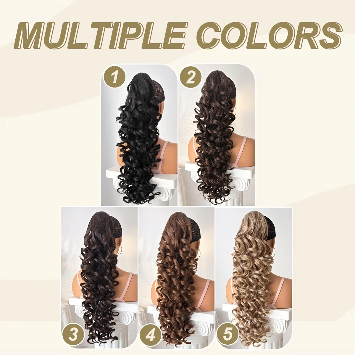28-Inch long curly hair braids made of heat-resistant synthetic materials are typically worn by women at daily events and festiv