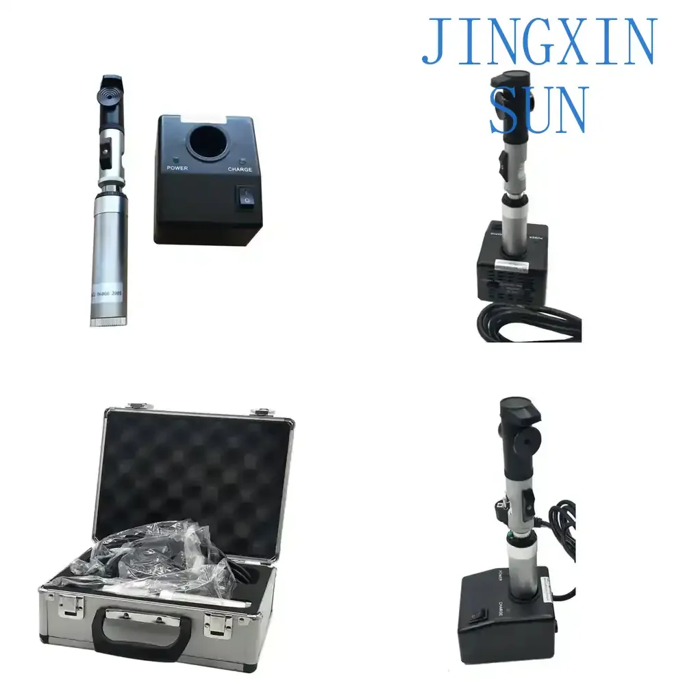 YZ-24B Streak Retinoscope for Ophthalmic Use Rechargeable Digital Retinoscope for Eye Examination Optics Instrument for