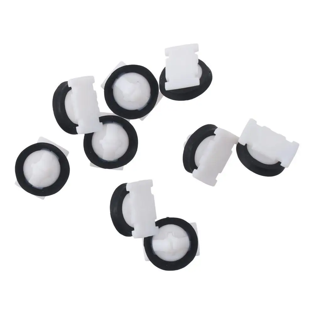 50Pcs White Rocker Panel Car Accessories Parts 11547581 Nylon Rocker Panel Clips Clips For Car