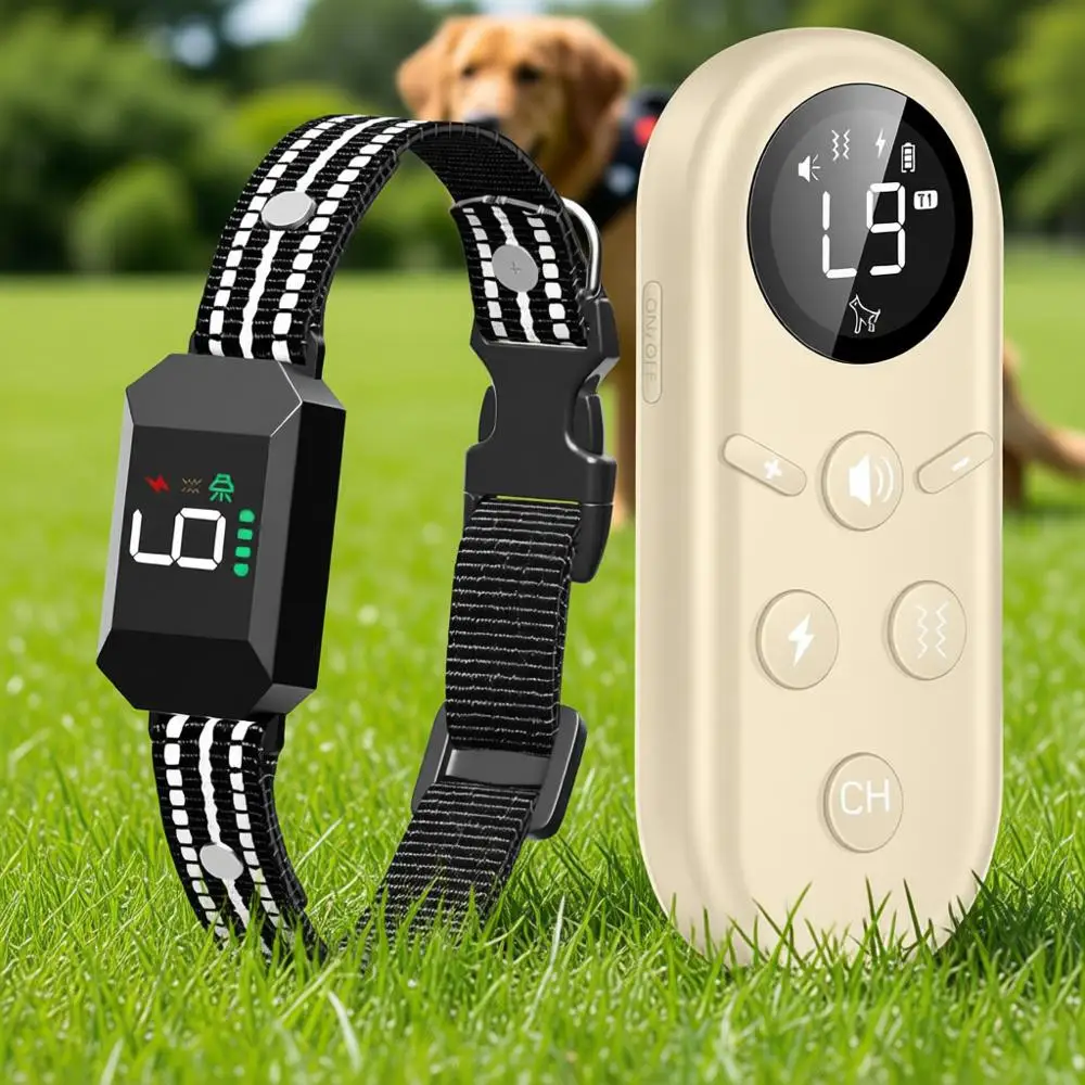 

Dog Shock Collar with Remote - 4200T Dog Training Collar for All Breeds (7-120Lbs)