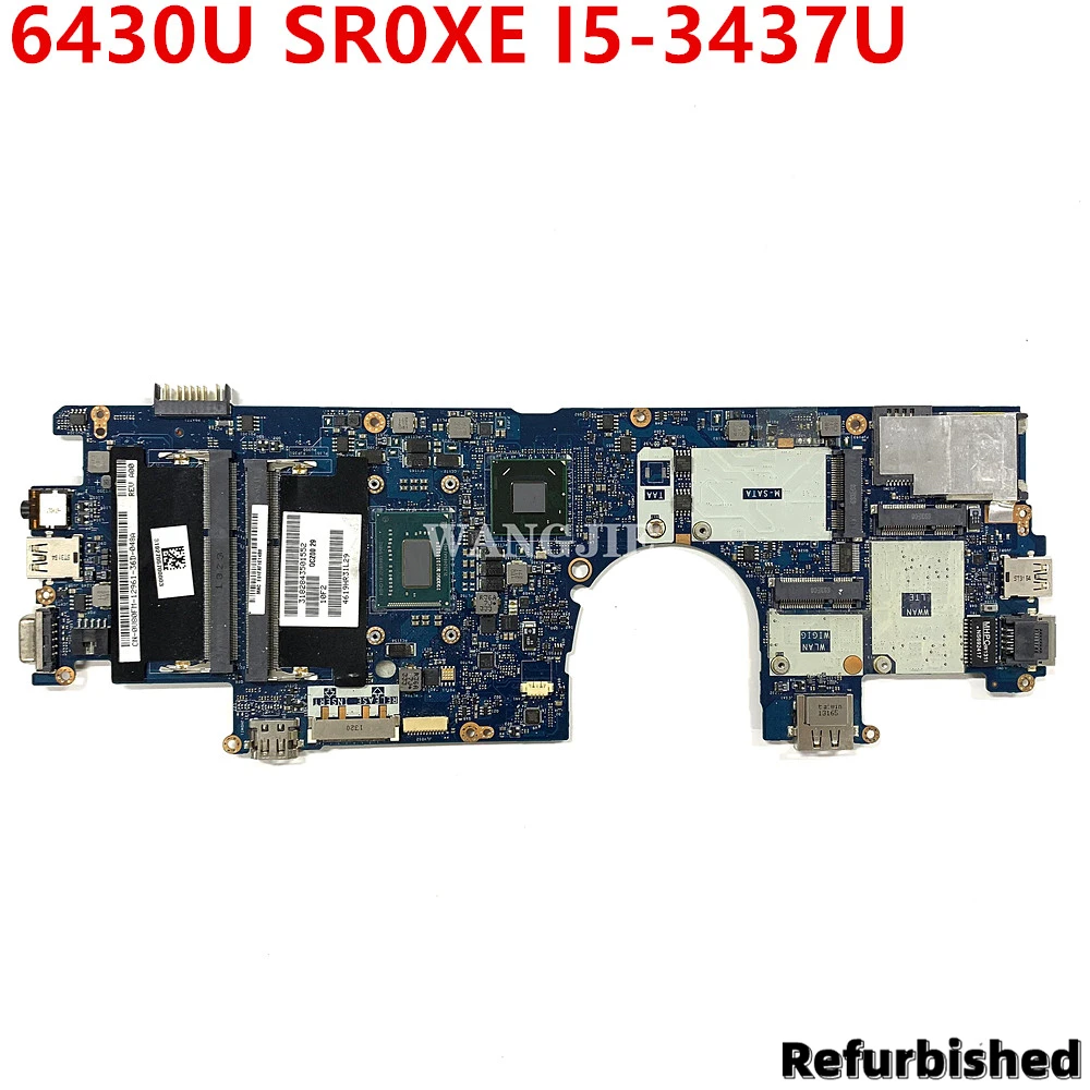 

Refurbished For DELL Latitude 6430U SR0XE I5-3437U Laptop Motherboard LA-8831P CN-0V80FM 0V80FM SLJ8A DDR3 Notebook Mainboard