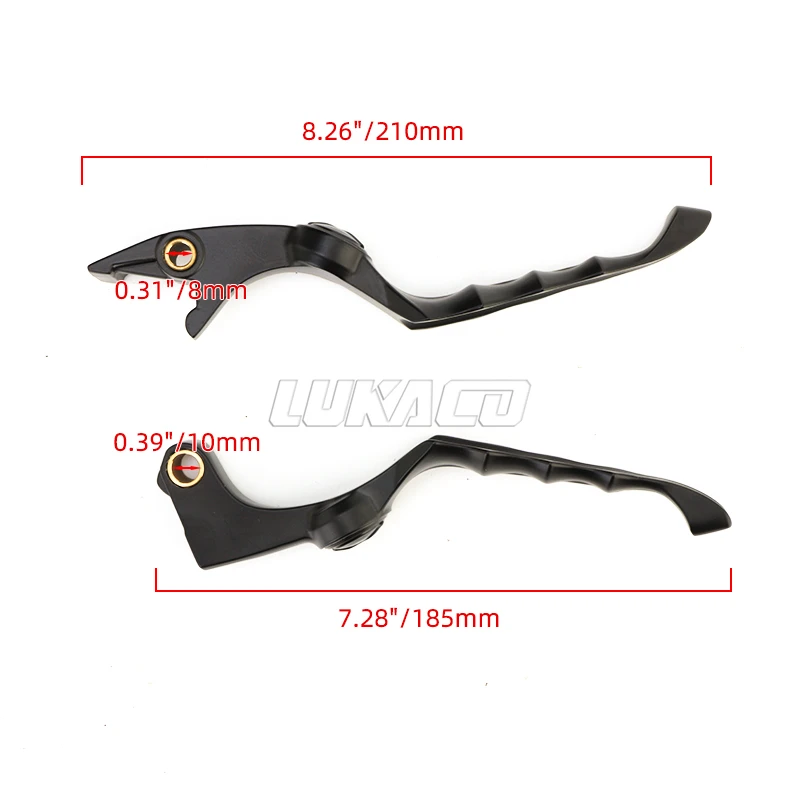 Motorcycle Skull Zombie Brake Clutch Lever Black Handle For Honda Shadow VT750C VT600C VT1100C VTX1300C VF750C CB750 Nighthawk