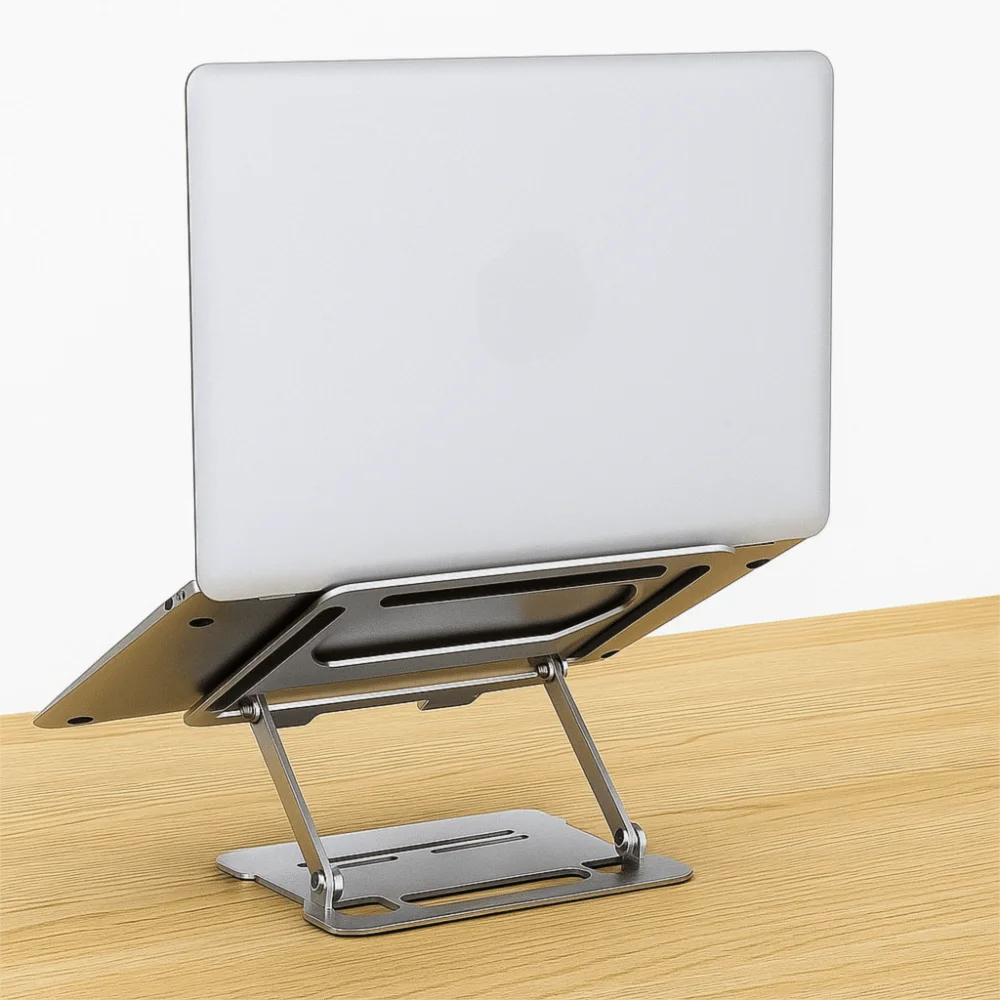 

Stable Adjustable Tablet Stand Foldable Anti Slip Laptop Holder Alloy Height Adjustable Laptop Metal Bracket Office