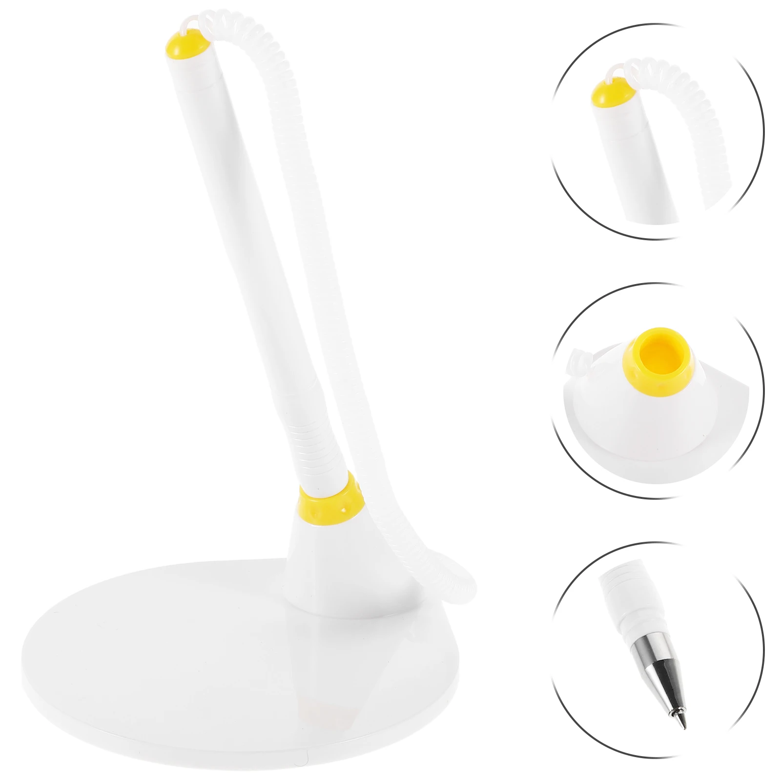 

4 шт., нейтральные ручки для бизнеса и офиса, настольная ручка с фиксированной подписью, гладкая ручка для письма, банковский стол, ручка для руководителей