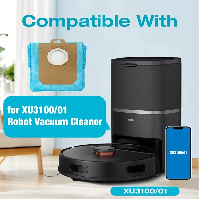 KEOL-pour Homerun série 3000 XU3100/01 XU3110/02 XU3000/01 XU3000/02 aspirateur sacs de remplacement ensemble Robot aspirateur Cl