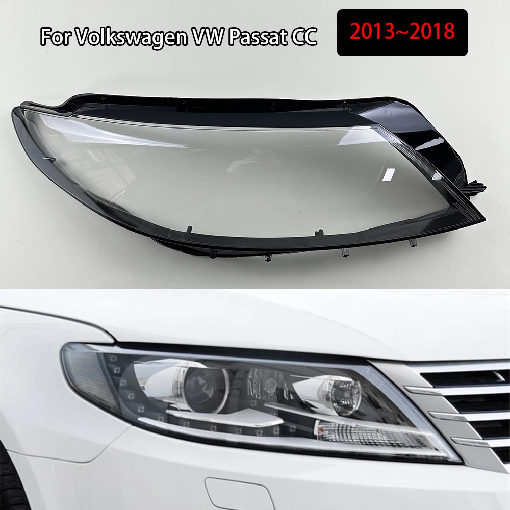 

Headlamp Cover Headlight Shell Lens Plexiglass Replace Original Lampshade For Volkswagen VW Passat CC 2013~2018