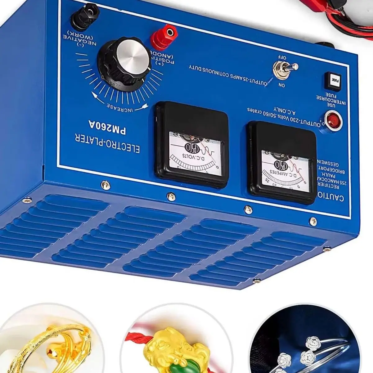 30A Jewelry Plating Rectifier: Platinum, Gold, Silver, and Rhodium Electroplating Machine with Thyristor Technology
