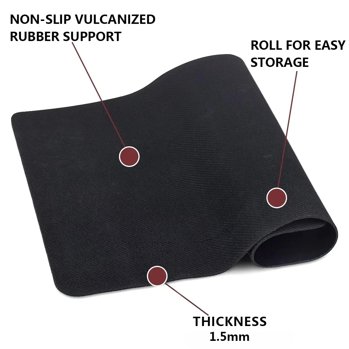 Cleaning Rubber Mat Mouse Pad Parts Diagram For AR15 AK47 Remington 870 K98K MP5 G17 CZ-75 1911 Bere 92 PX4 Walther PPQ view 5
