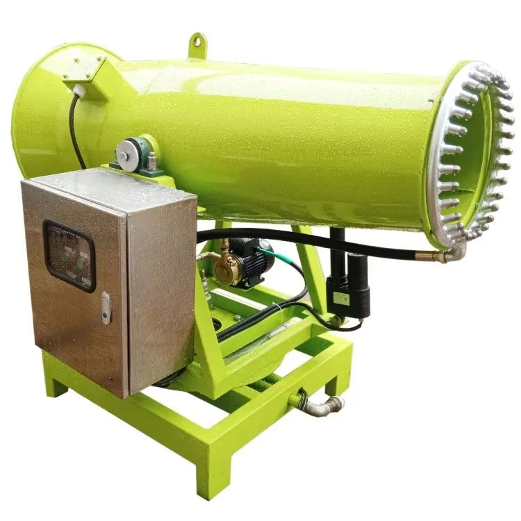 30M Cool Down Fog Sprayer Cannon Machine  Fixed Remote Control  Water Cannon Mist Blower  Electric Pump Sprayer
