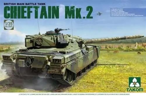 

Takom 1/35 2040 British MBT Chieftain Mk.2