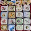 1/10pcs Christmas Mini Metal Storage Box With Lid Tin Trinket Jewelry Coin Box Candy Container Jewelry Organizer Storage Box