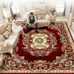 Alfombras de lujo para decoración de sala de estar, alfombrilla lavable para decoración de dormitorio y sala de estar Alfombras decorativas para el hogar en Europa Antideslizante