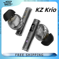 KZ Krio Wireless Earbuds LDAC Lossless Audio Earphone with 6Mic Hybrid ANC Music Earbuds APTX Audio Decoding Custom Headphones