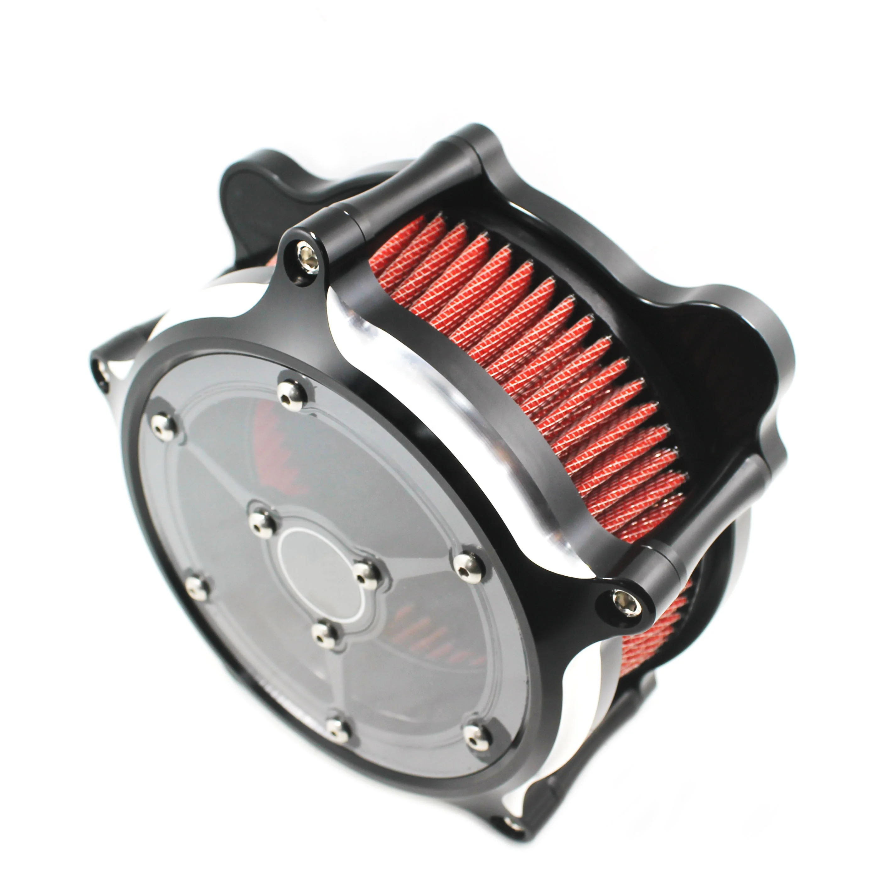 

STLF Motorcycle CNC Air Cleaner Filter for Touring 2000-2020 XL Sportster 2004-2020 Dyna Softail Electra Glide Road King