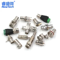 BNC-K/J Connector Straight Elbow All Copper Socket Female and Male PCB Panel-mount Coaxial BNC-KE BNC-KY BNC-KYWE BNC-JY