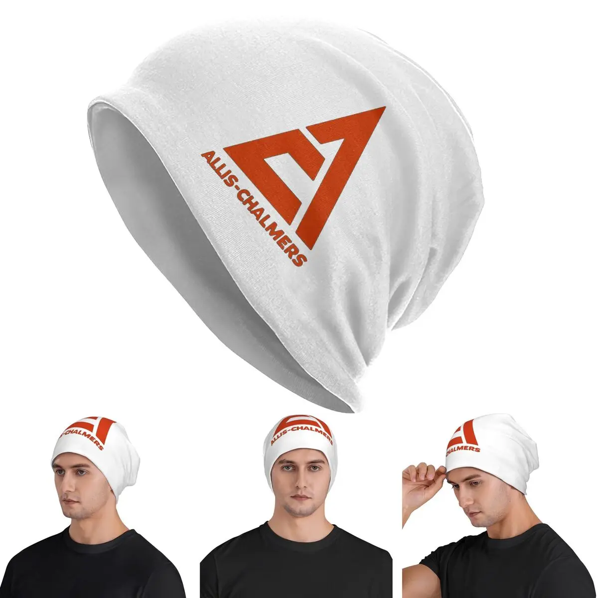 Tractor-case Logo Skullies Beanies Hats Warm Autumn Winter Outdoor Cap Knitted Bonnet Caps for Men Women Adult