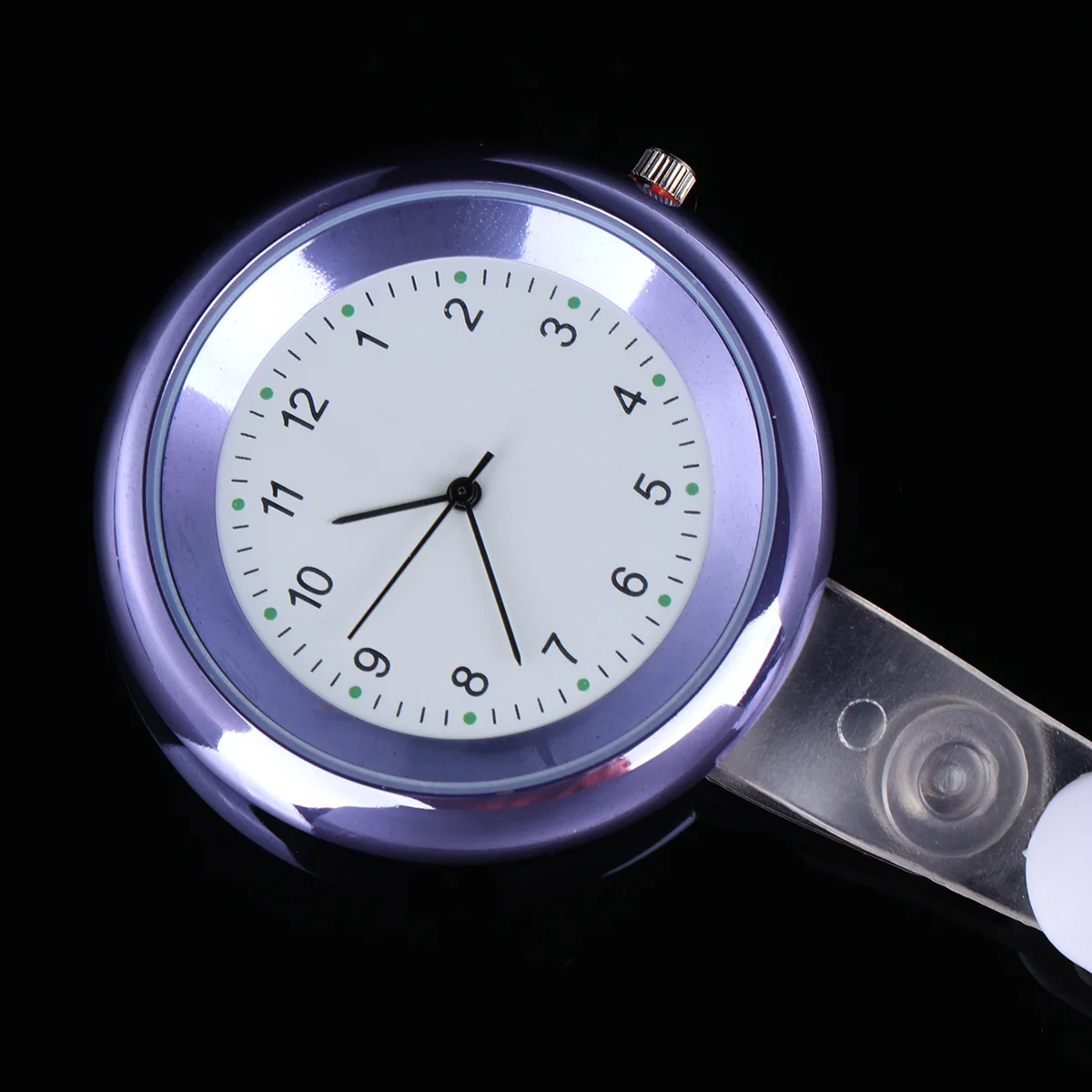 

Colorful Alloy Nurse Fob Watch Purple Quartz Movement For Doctor Medical Staff Gift Portable Pocket Watch Nursing Timepiece